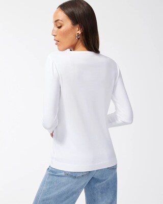 Pima 3/4 Sleeve Everyday Tee click to view larger image.