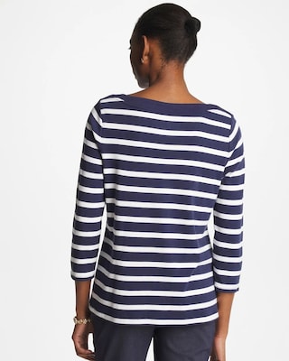 Pima 3/4 Sleeve Tee click to view larger image.