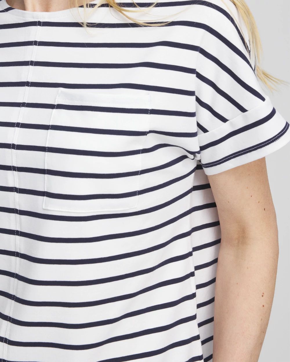 Zenergy® UPF Knit Stripe Dolman Top