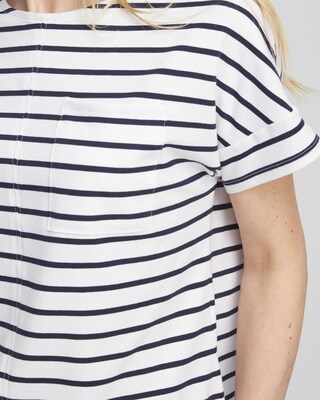 Zenergy® UPF Knit Stripe Dolman Top