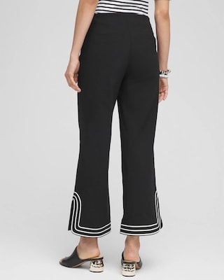 Juliet Artisanal Wide Leg Cropped Pants click to view larger image.