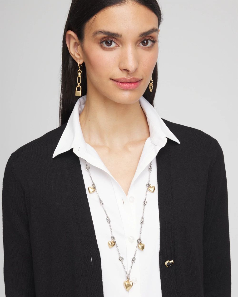 Single-Strand Heart Necklace