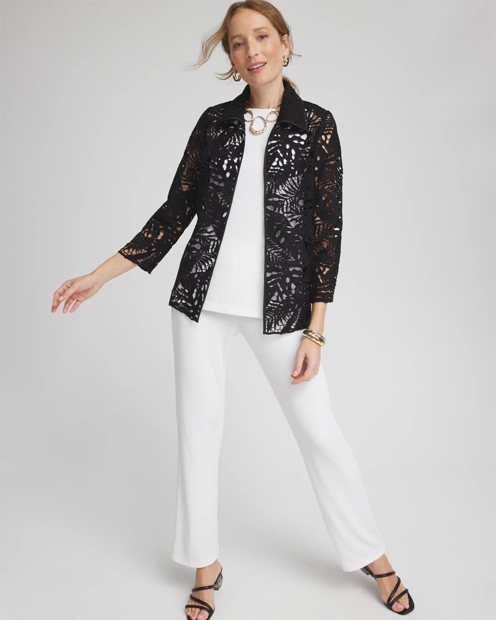 Travelers™ Collection Leaves Lace Jacket