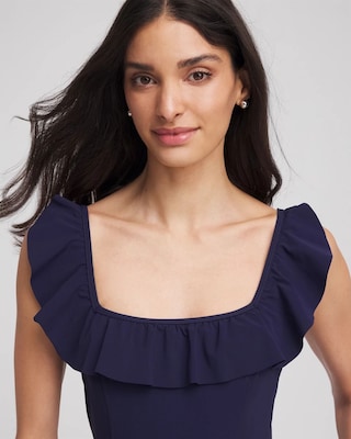 Gottex Tutti Frutti Square Neck Swim Dress click to view larger image.