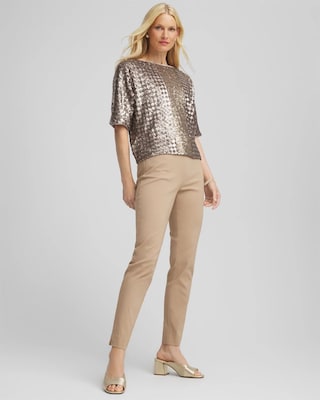 Brigitte™ Slim Pull-On Ankle Pants click to view larger image.