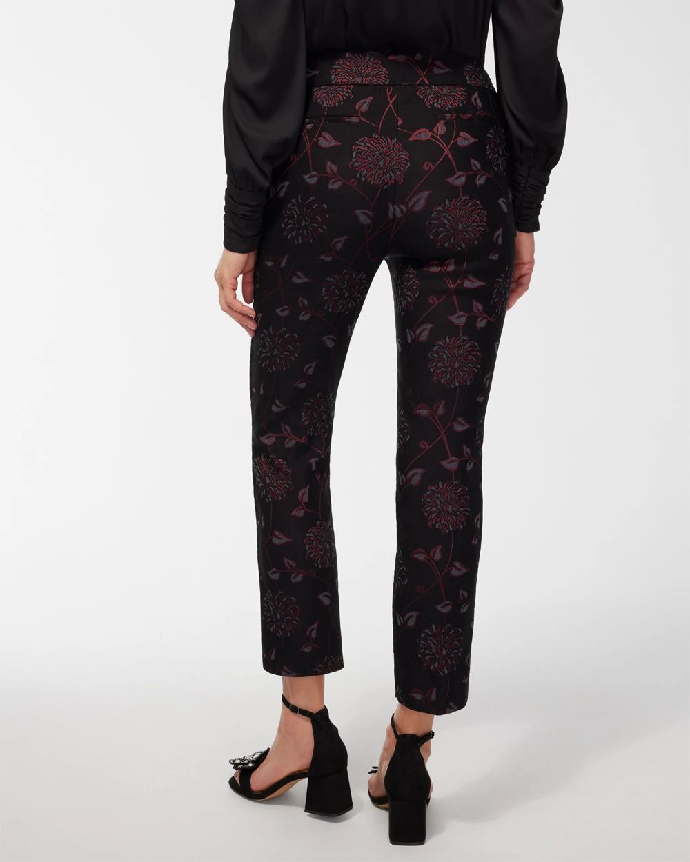 Petite Brigitte Floral Ankle Pants