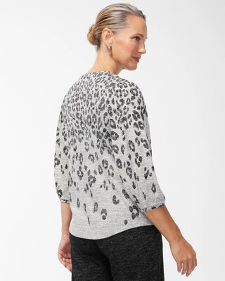 Zenergy Soft Essentials Animal Print Top