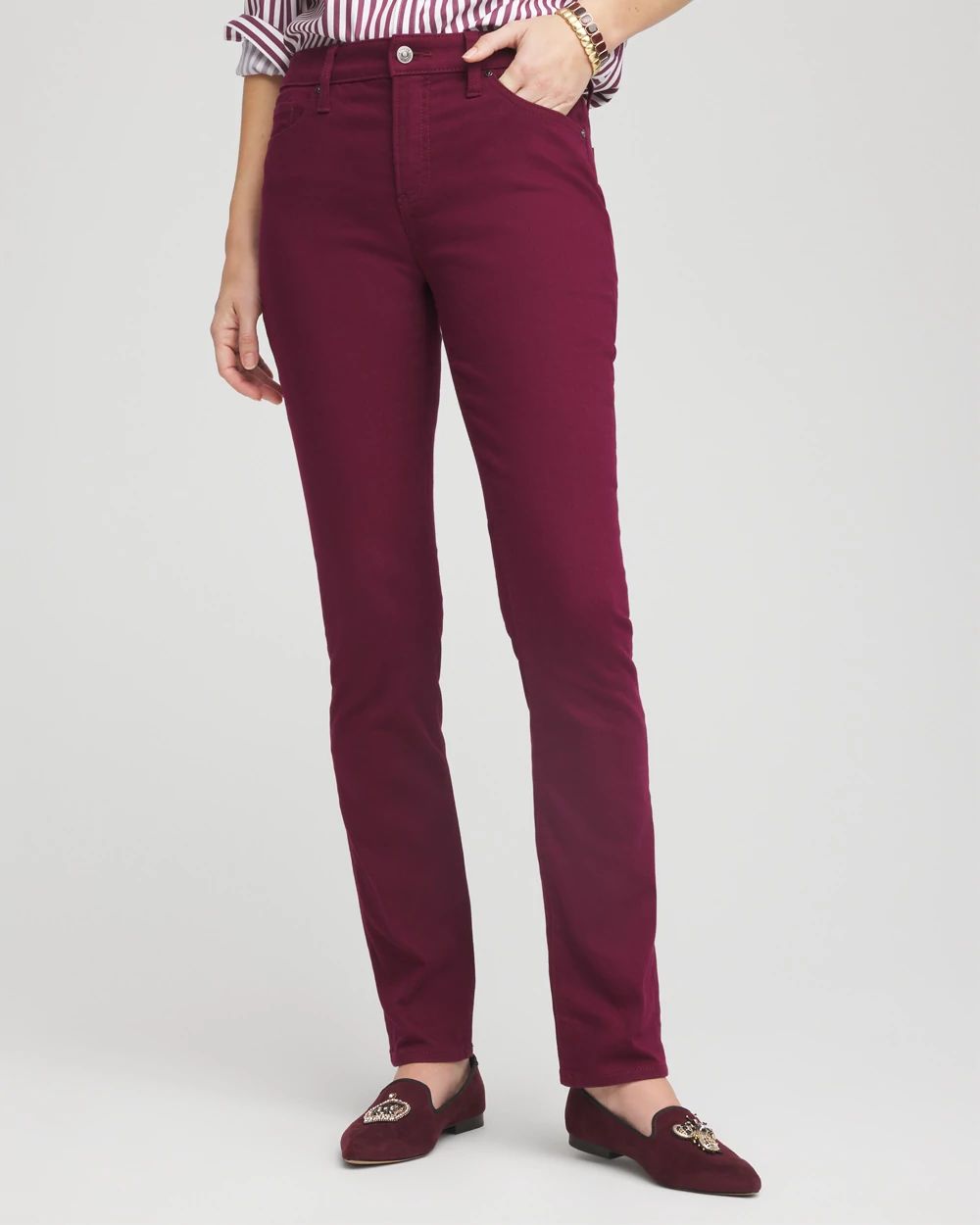 Girlfriend Slim Full-Length Jeans