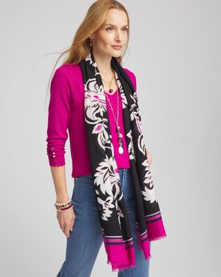 Floral Oblong Scarf