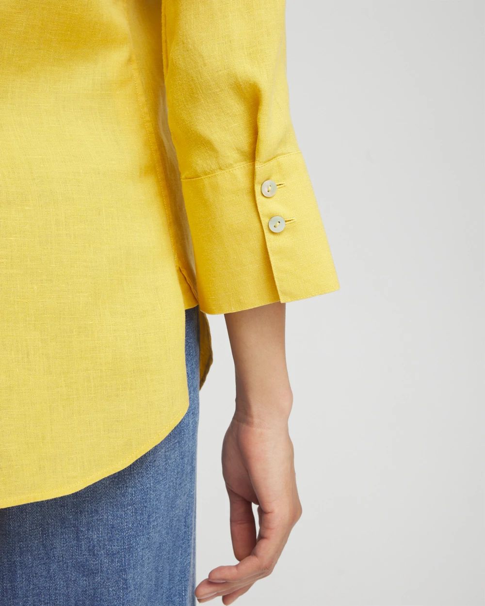 No Iron™ Linen 3/4 Sleeve Shirt