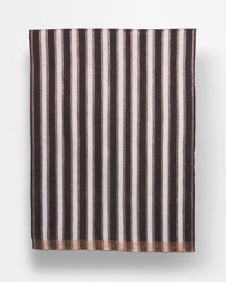 Metallic Silk Blend Scarf click to view larger image.