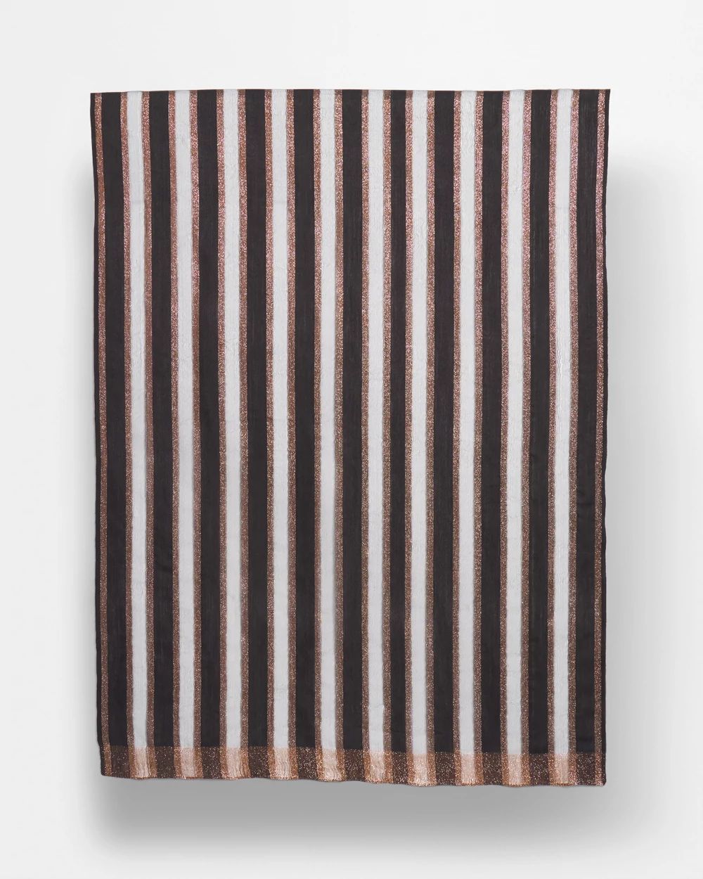 Metallic Silk Blend Scarf