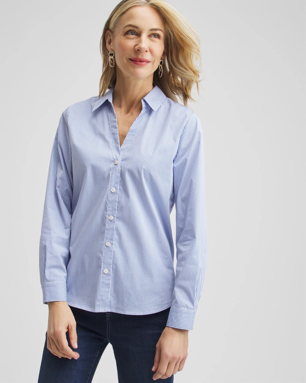 Poplin Stripe Shirt | Chico's