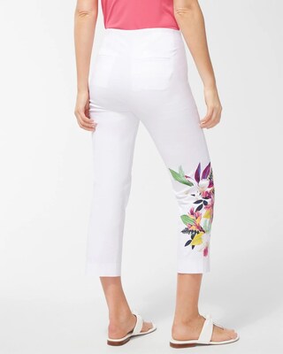Juliet Floral Straight Crops
