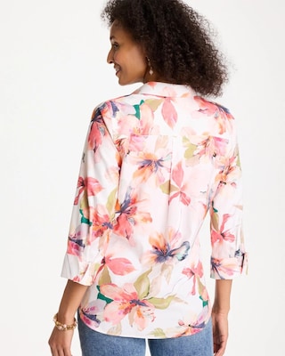 No Iron™ Stretch Croix Collage Shirt click to view larger image.