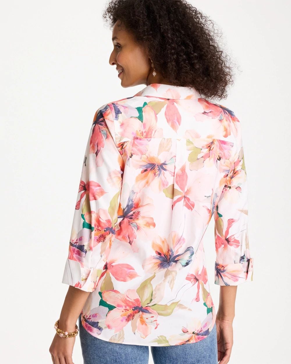 No Iron™ Stretch Croix Collage Shirt