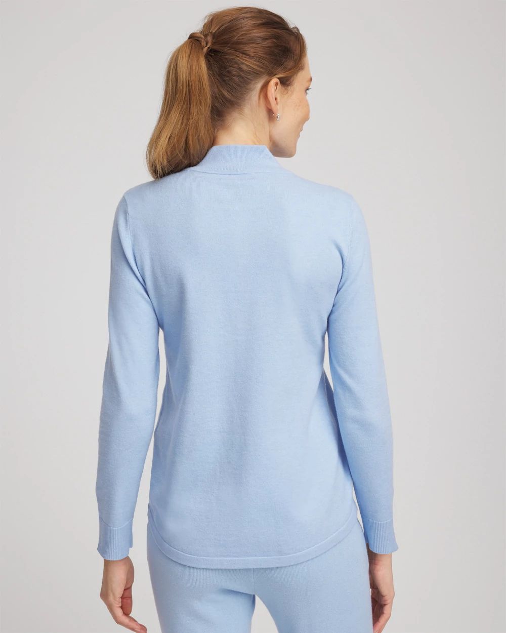 Zenergy® Luxe Half-Zip Pullover Top click to view larger image.