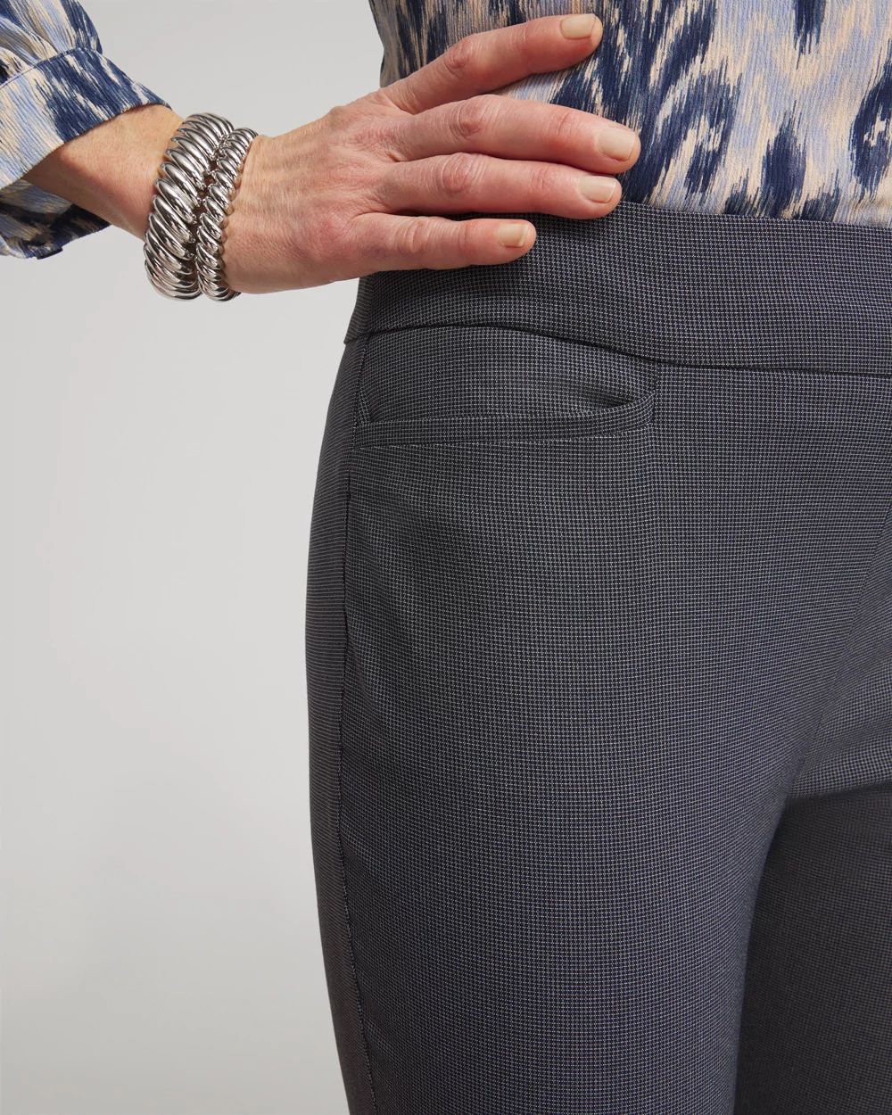 Brigitte Checkered Ankle Pants