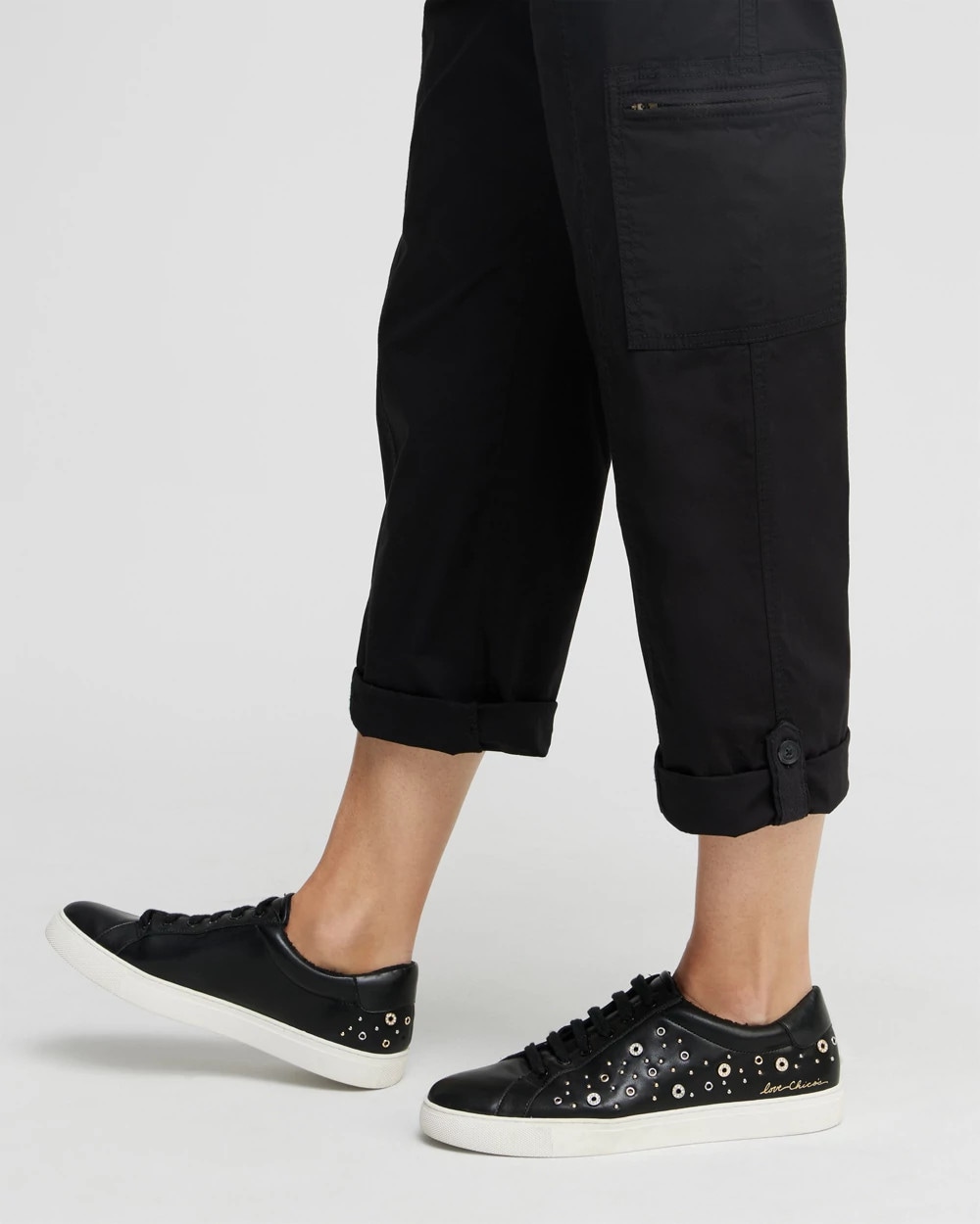 Poplin Cropped Pants