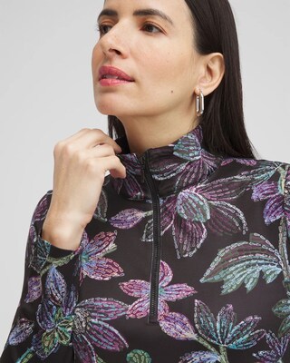 Zenergy® UPF Floral Long Sleeve Top
