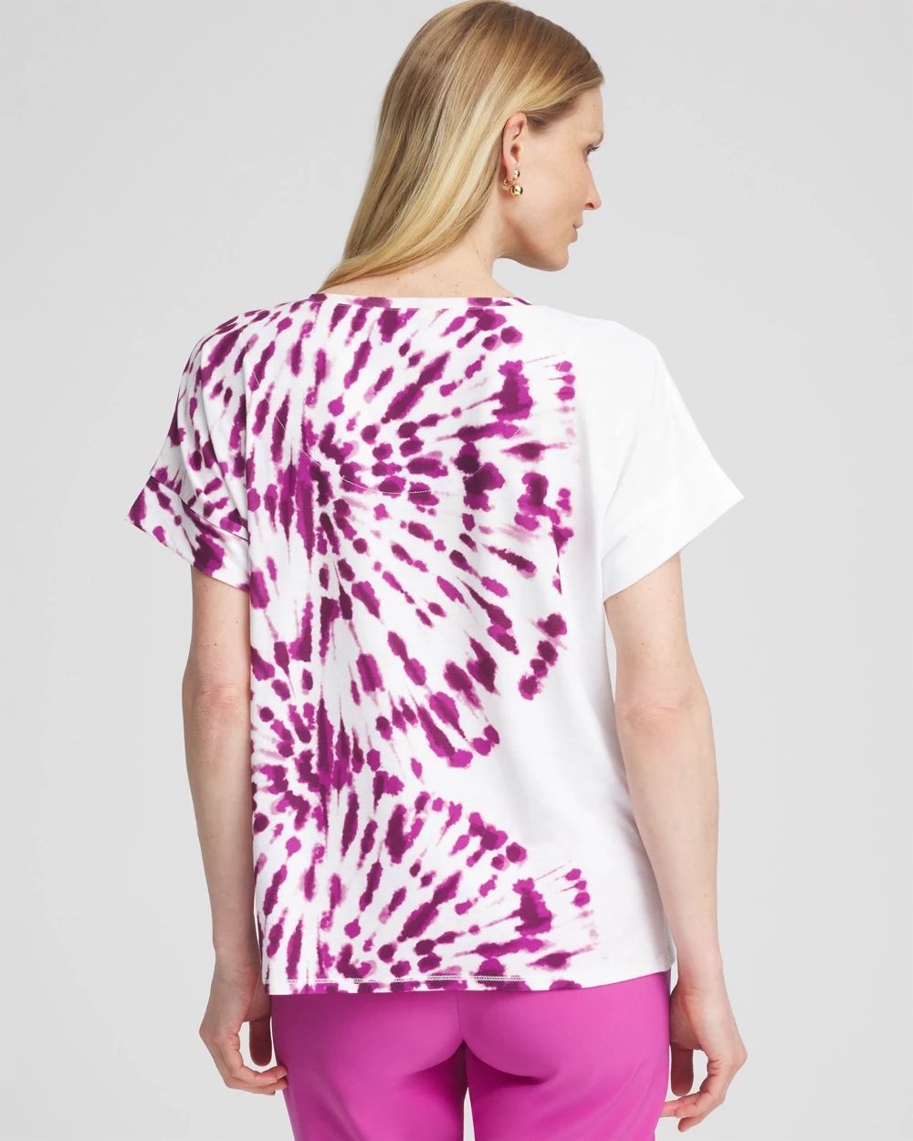 Zenergy® Placed Tie Dye Tee