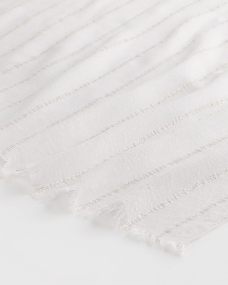 Satin Metallic Oblong Scarf click to view larger image.