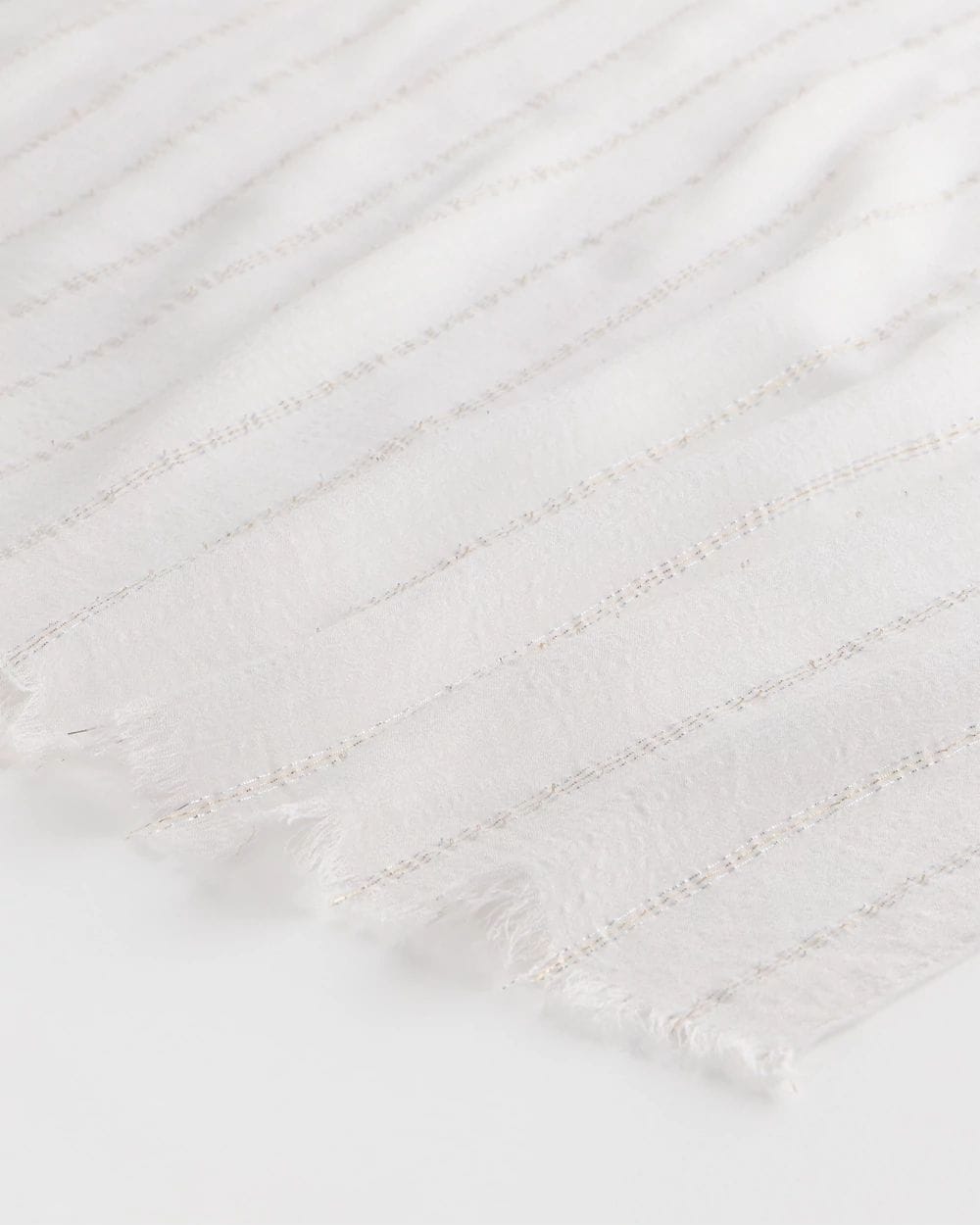 Satin Metallic Oblong Scarf