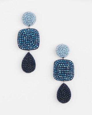 No Droop™ Three Tier Drop Earrings