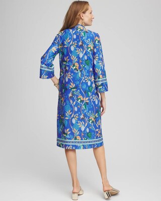 Turkish Sea Scuba Midi Dress click to view larger image.