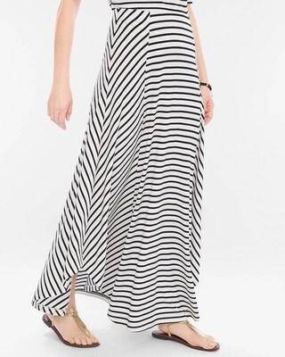 Striped Maxi Skirt
