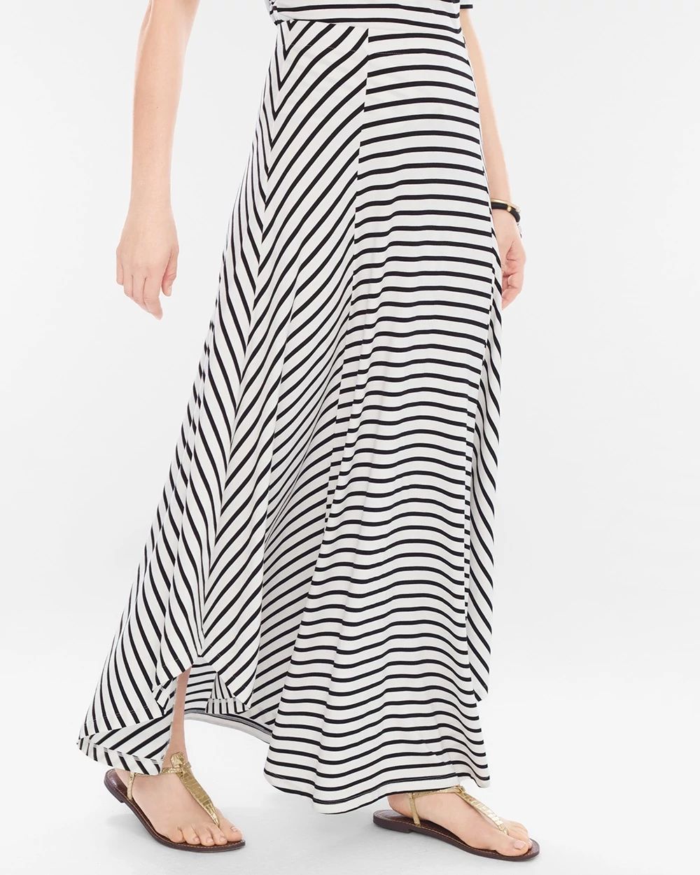 Striped Maxi Skirt