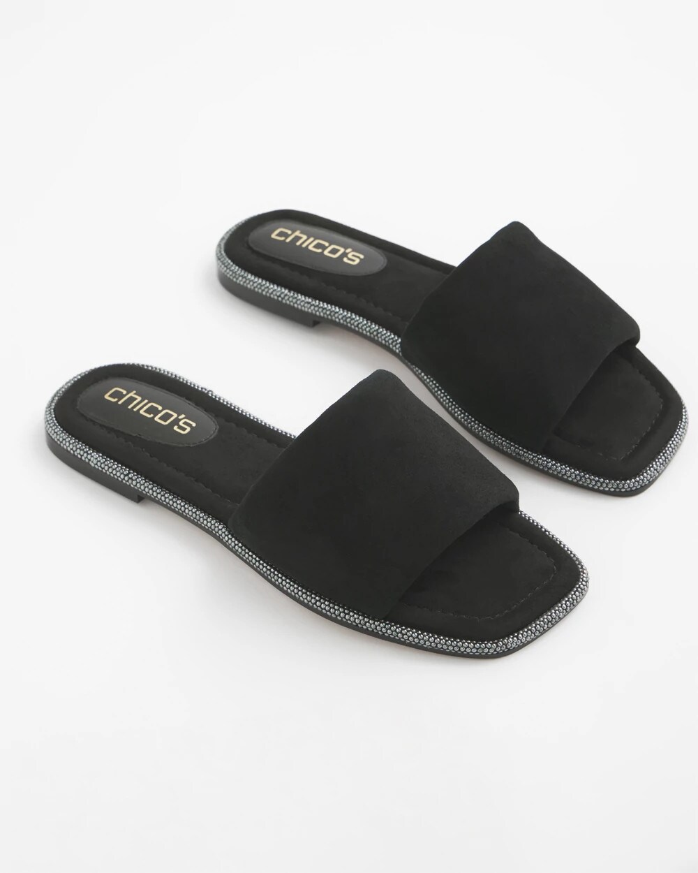 Suede Slides