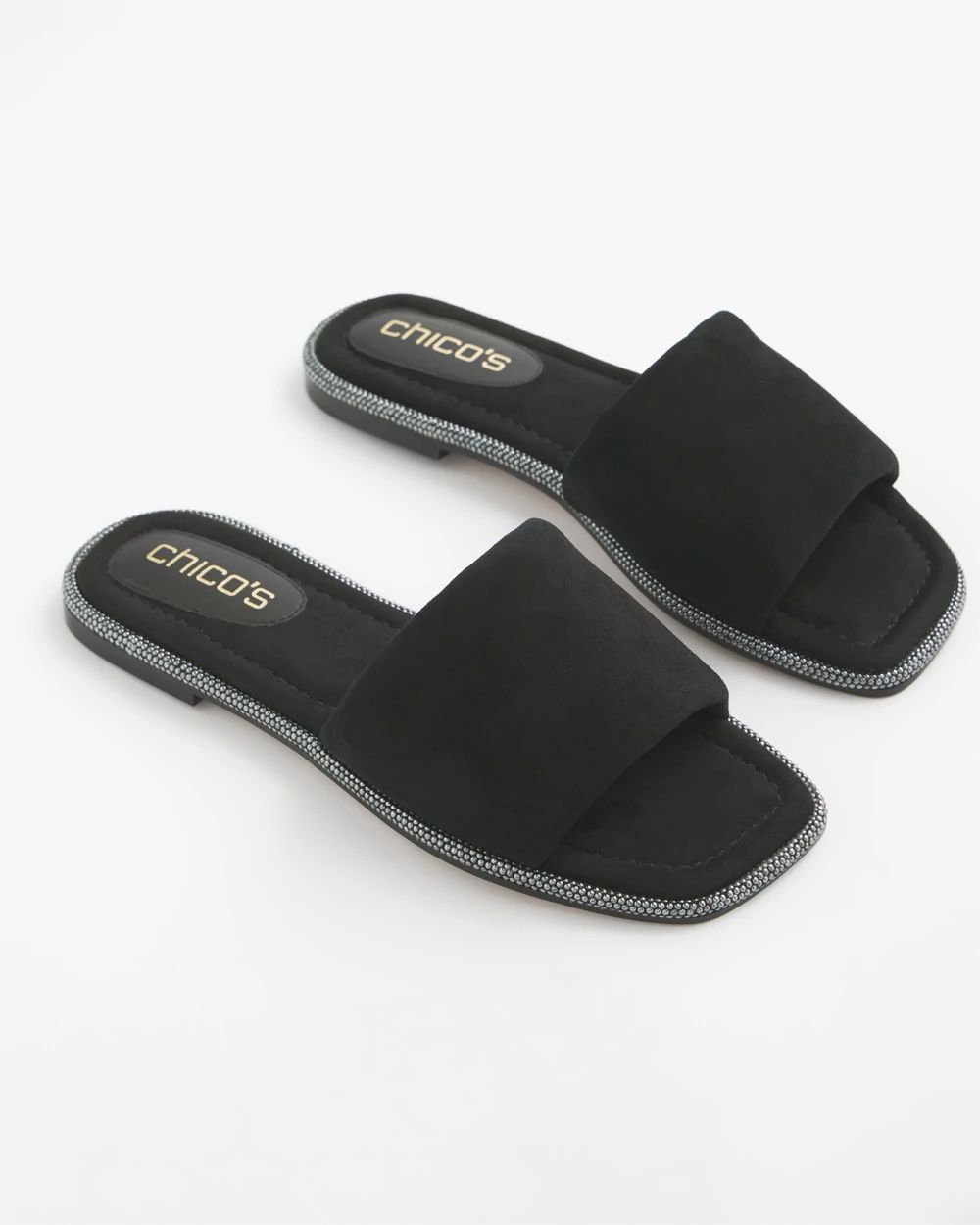 Suede Slides