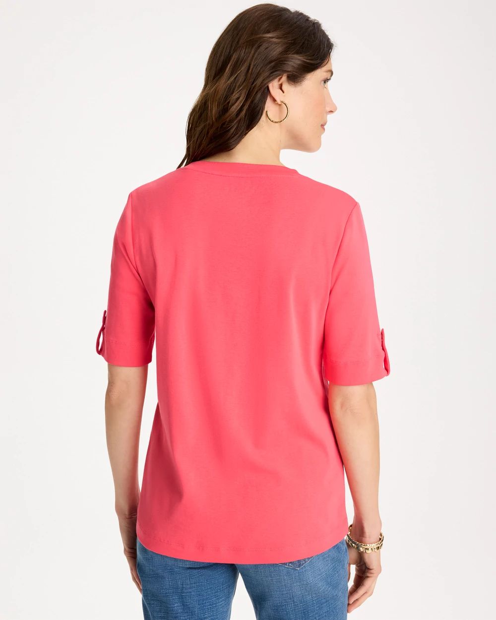 Pima V-Neck Tee