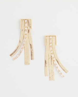Snake Chain Linear Earrings