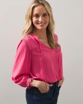 Pleated Blouse