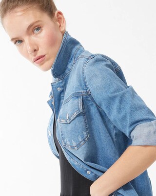 Cropped Denim Jacket