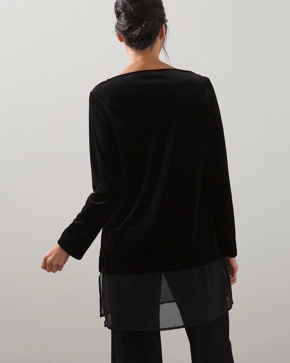 Travelers Collection Velvet Tunic