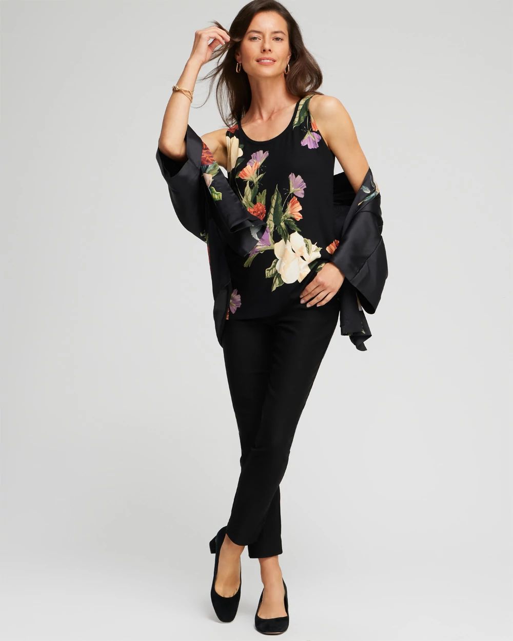 Touch of Cool™ Floral Polished Tank
