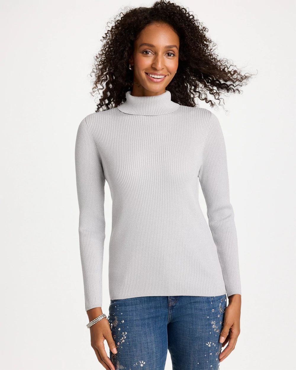 Ella Ribbed Turtleneck Sweater