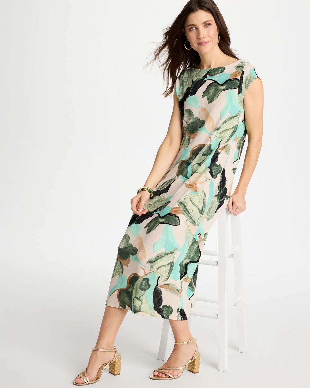 Travelers™ Soft Bloom Midi Dress
