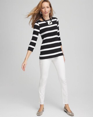 Pima Cotton Square-Neck Tunic