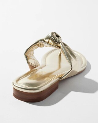 Knotted Thong Sandals