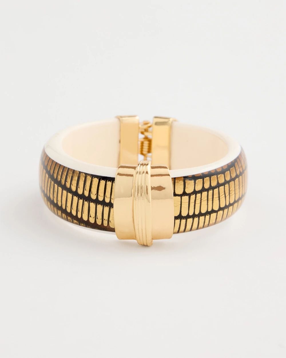 Animal Print Golden Hinge Bracelet