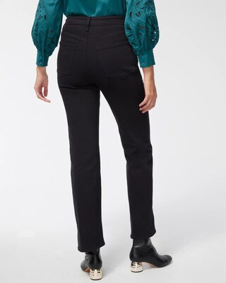 High Rise Straight Leg Jeans click to view larger image.