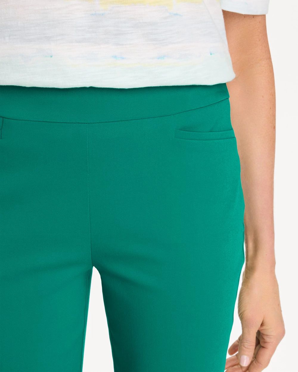 Brigitte™ Slim Pull-On Crop Pant