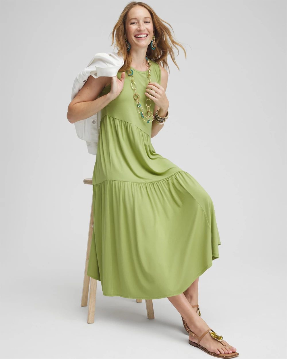 Asymmetrical Tier Dress