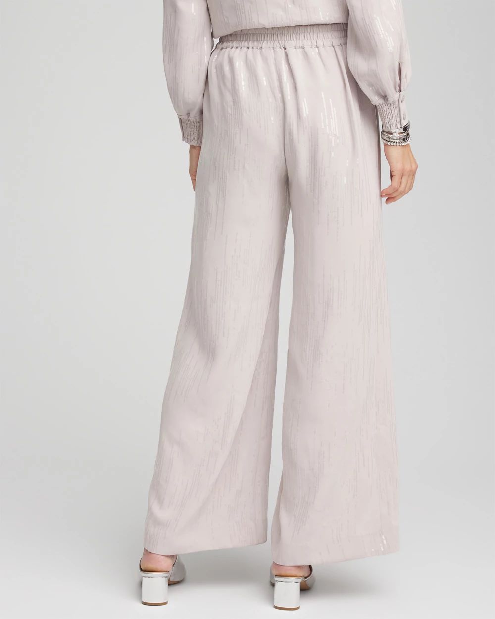 Sequin Wide Leg Pants