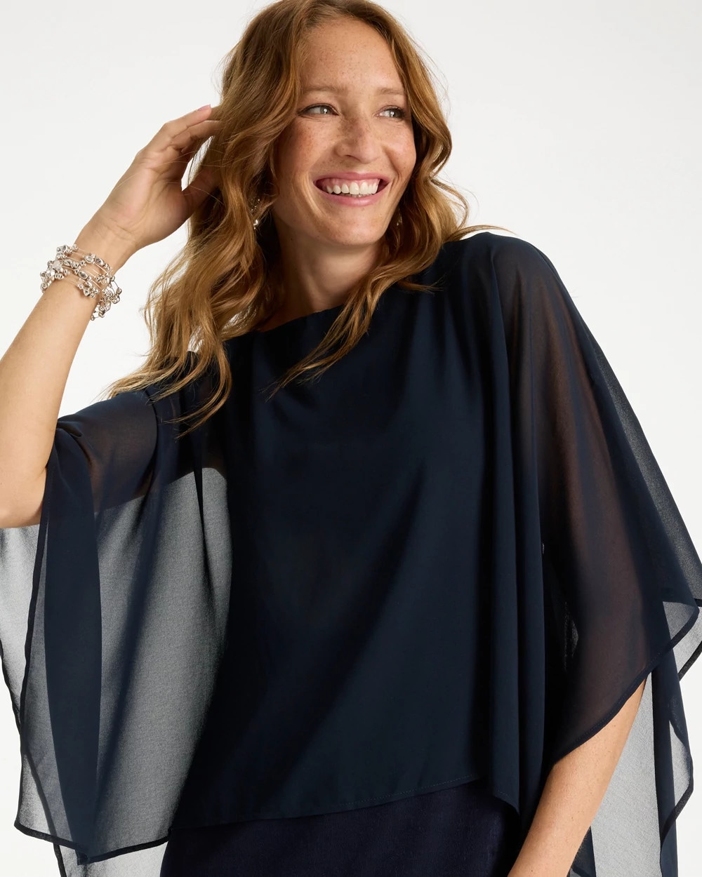 Travelers™ Chiffon Layered Top