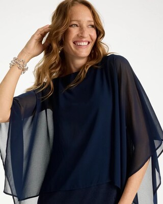 Travelers™ Chiffon Layered Top click to view larger image.